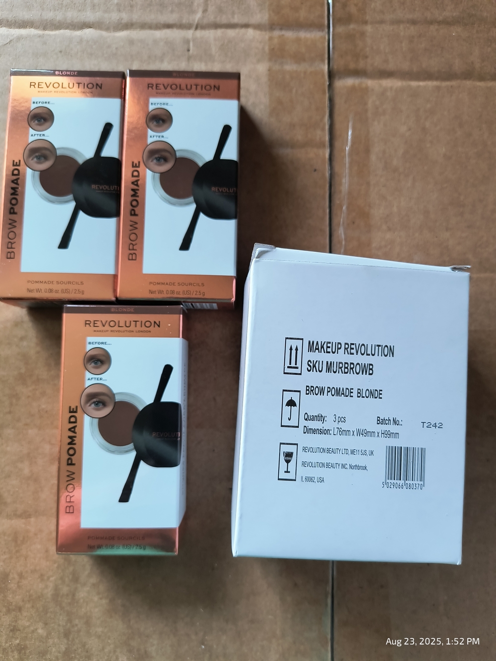 30 Piece Brow Pomade - Blonde Makeup Revolution Casepacks